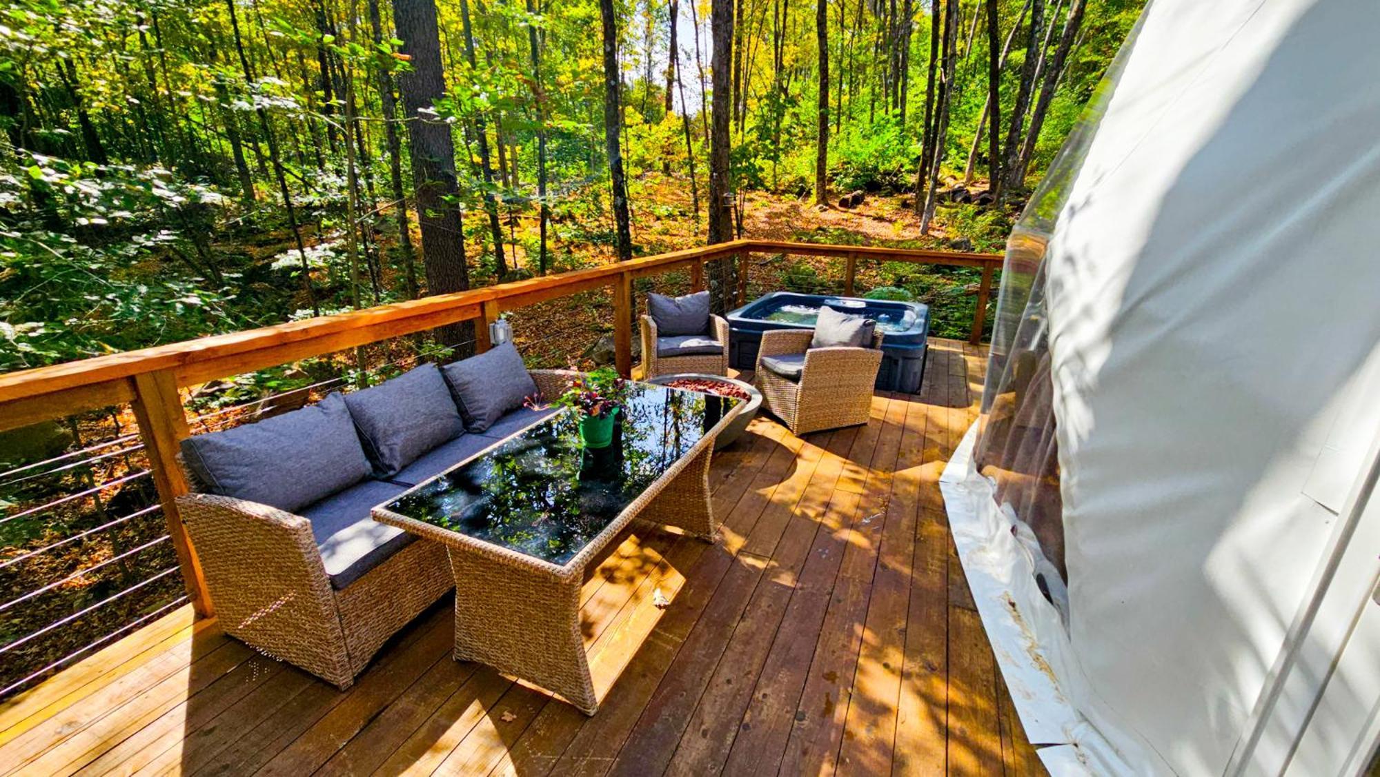 Вилла Dome Le Montagnard Brownsburg Экстерьер фото