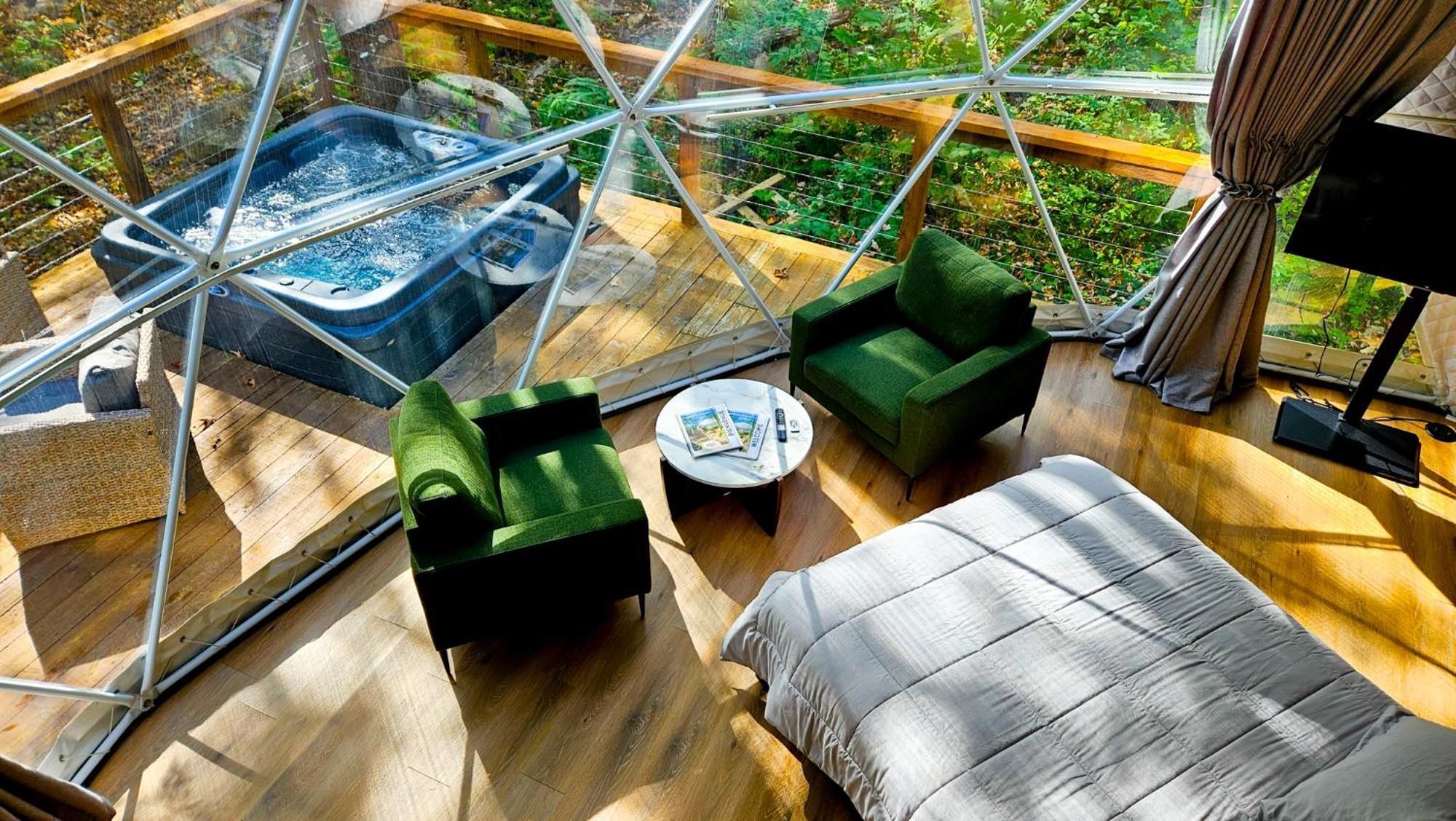 Вилла Dome Le Montagnard Brownsburg Экстерьер фото